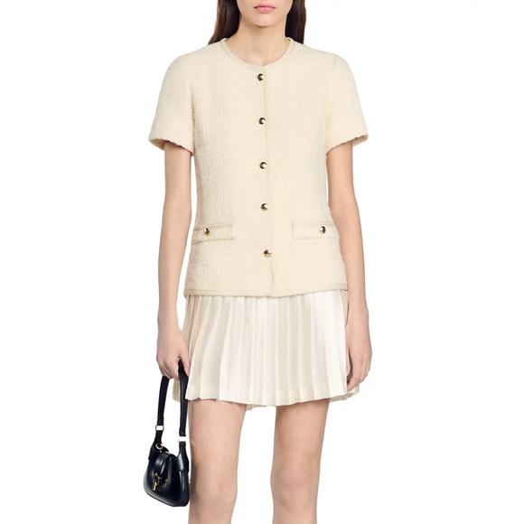 Sandro Dresses & Skirts - Isabel 2 in 1 Tweed Dress